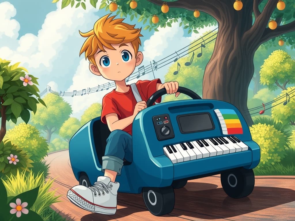 Arnold and the Great Musical Motor-Race