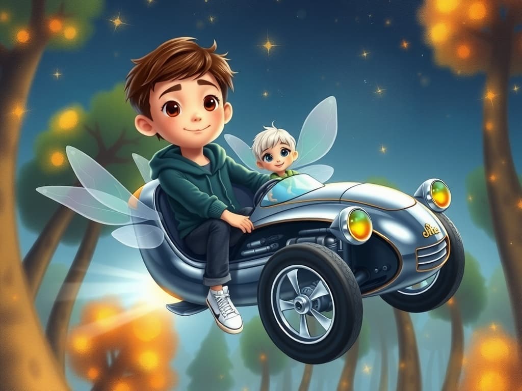 Jon and the Grand Prix of the Glimmer-Woods
